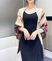 LV SCARF 140 CM IN SILK 721536