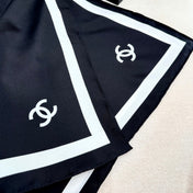 CHANEL 26S SCARF 90 IN SILK 303206