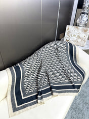 DIOR SCARF 140 CM IN CASHMERE-SILK BLEND 699256