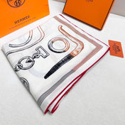 HERMES 25S SCARF 135 IN CASHMERE SILK 854592