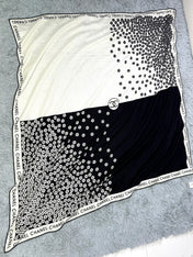 CHANEL 26S SCARF 140 IN SILK AND CASHMERE 313241