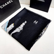 CHANEL 26S SCARF 140 IN SILK 309768