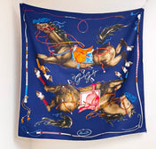 HERMES 26S SCARF 90 IN SILK 303189