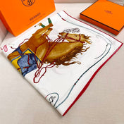 HERMES 26S SCARF 90 IN SILK 303190