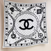 CHANEL 26S SCARF 90 IN SILK 304580