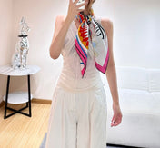 HERMES 26S SCARF 88 IN SILK 303220