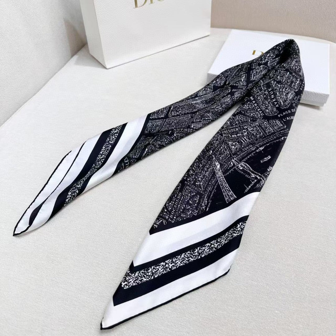 DIOR 26S SCARF 90 IN SILK 426075