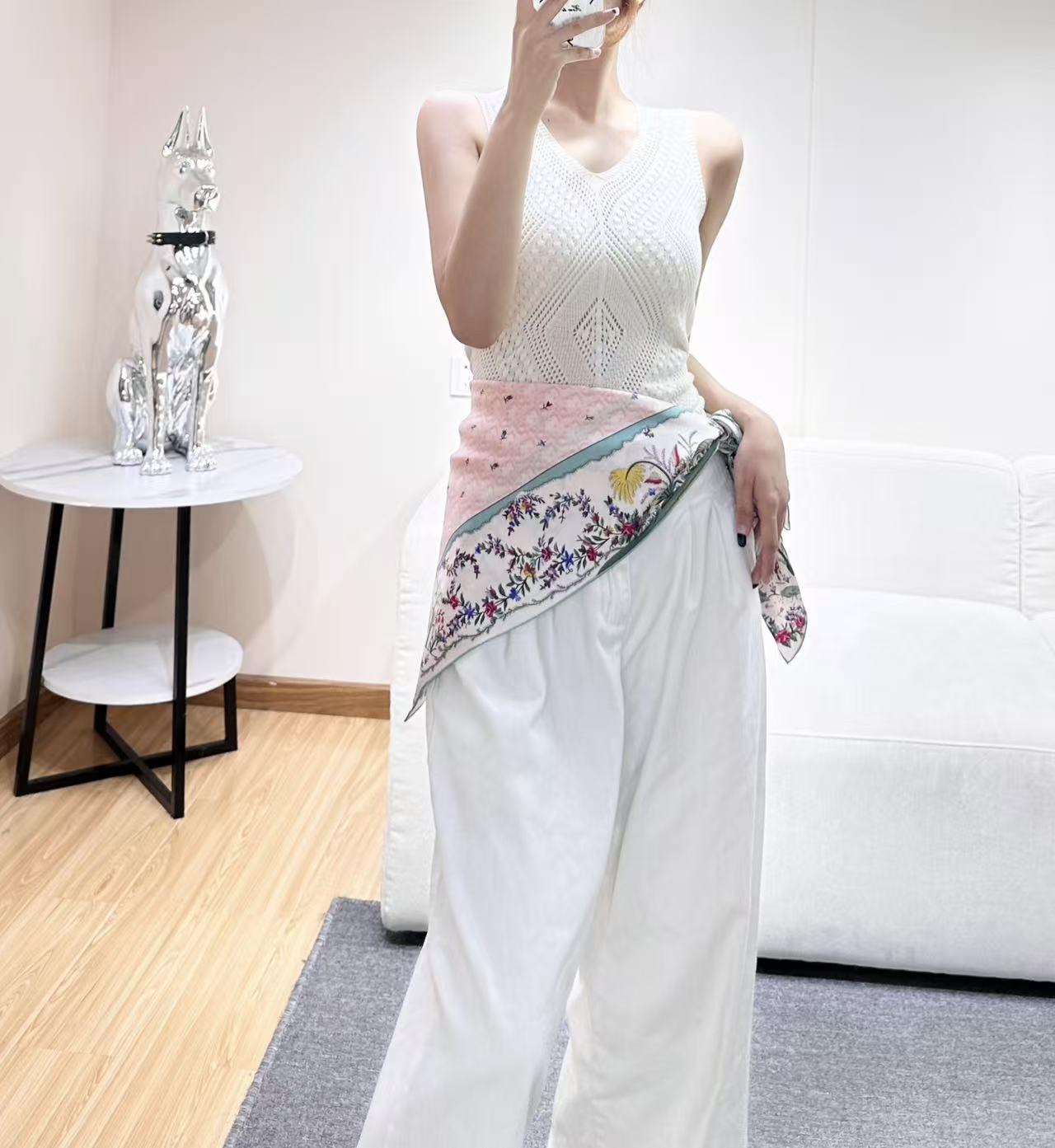 DIOR 26S SCARF 90 IN SILK 432145