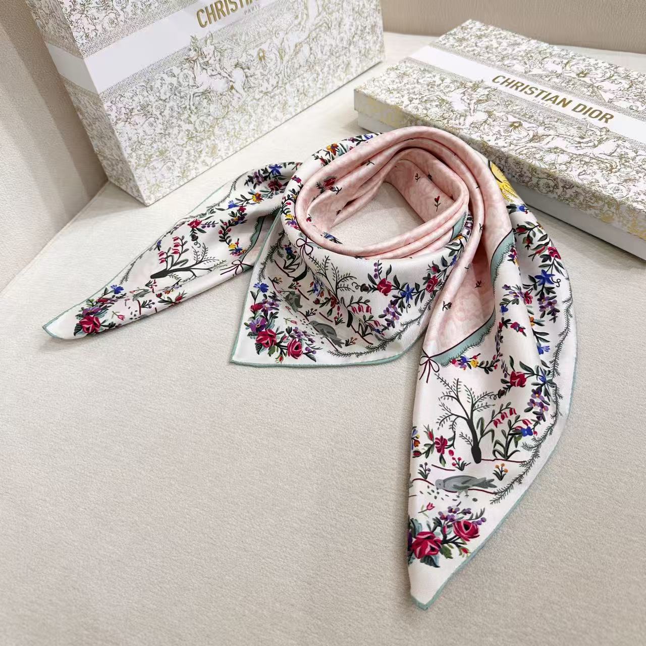 DIOR 26S SCARF 90 IN SILK 432145