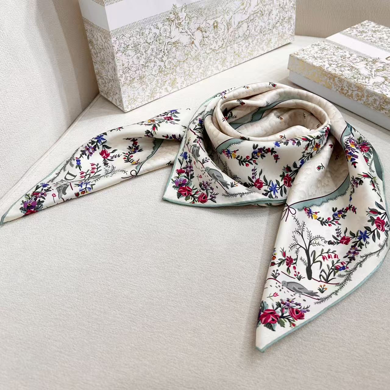 DIOR 26S SCARF 90 IN SILK 432146