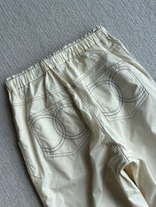 CHANEL BEIGE CASUAL PANTS 269664