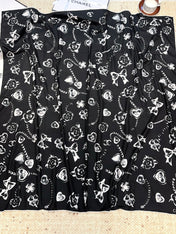 CHANEL 25S SCARF 140 CM IN CASHMERE SILK 943924