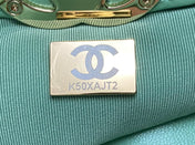 CC MINI 23 SHOPPING BAG IN GREEN MINT CALFSKIN
