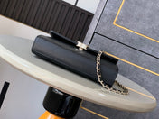 CHANEL 25S KELLY BAG 18 IN BLACK CAVIAR LEATHER WITH GOLD HARDWARE