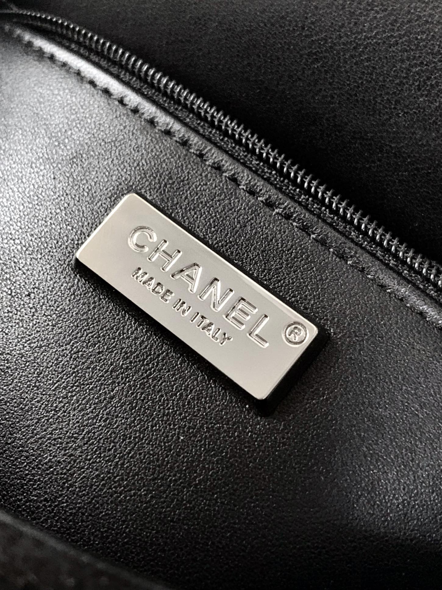 CHANEL 26S CLASSIC FLAP BAG 20 IN BLACK AND WHITE CRYSTAL