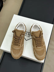 PRA TRAIL FADED SUEDE SNEAKERS CINNAMON