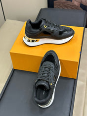 LV NEO RUN AWAY SNEAKER IN BLACK CALFSKIN