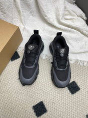 LOEWE 26S CLOUDSOLO SNEAKERS IN BLACK RECYCLED POLYESTER