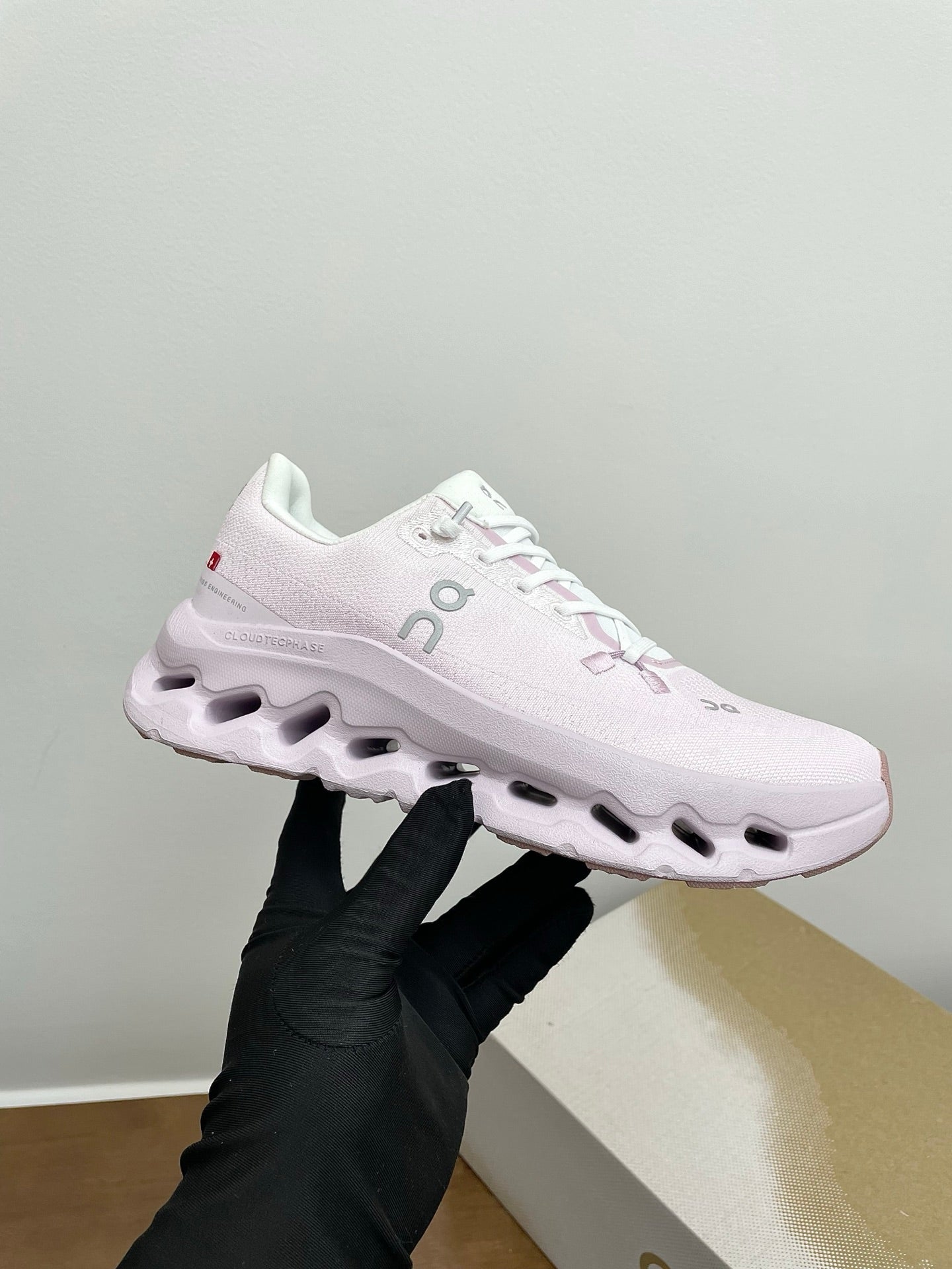 LOEWE 26S CLOUDTILT SNEAKER IN LIGHT PINK RECYCLED POLYESTER