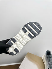 LOEWE 26S CLOUDTILT SNEAKER IN LIGHT GREY RECYCLED POLYESTER