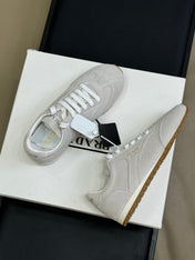 PRADA 25S SNEAKER IN LIGHT GREY SUEDE STYLE 7