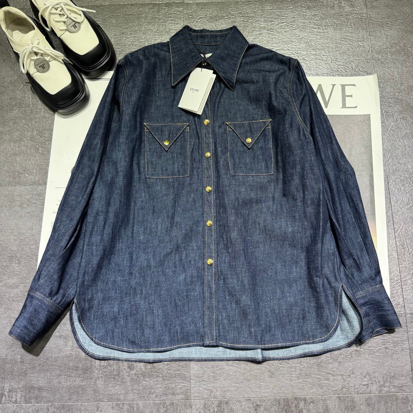 CELINE 26S DENIM SHIRT 157