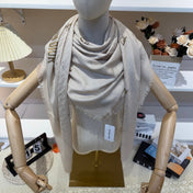 DIOR 26S SCARF 140CM IN SILK & CASHMERE 281267