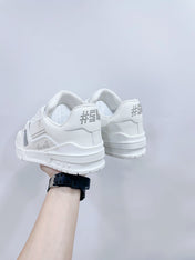 TRAINER SNEAKER IN WHITE CALFSKIN
