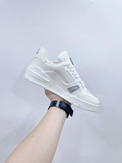 TRAINER SNEAKER IN WHITE CALFSKIN