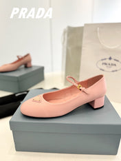 Pra Ballerina Pumps 40 Pink Lambskin