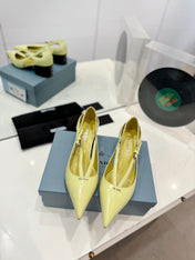Pra Pumps 50 Square Sole Vanilla Patent Leather