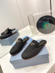 Crochet Mules 5mm Black