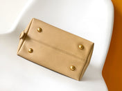 LV 25S LOW KEY HOBO BAG 35 CM IN BEIGE CALFSKIN