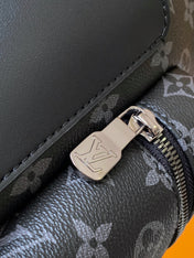 DISCOVERY BACKPACK 38 IN BLACK MONOGRAM ECLIPSE CANVAS AND TAURILLON
