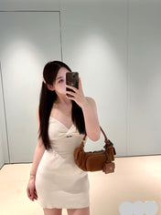 MIUMIU 26S KNIT SLIP DRESS 947