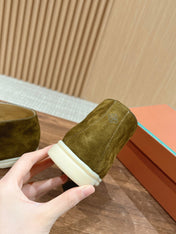 LP OPEN WALK LOAFERS BRIGHT OLIVE SUEDE