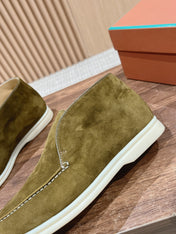 LP OPEN WALK LOAFERS BRIGHT OLIVE SUEDE