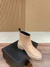 CC RAIN BOOTS BEIGE CREAM TPU