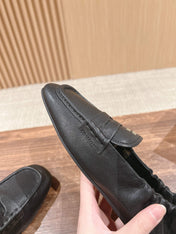 NAPPA LOAFERS IN BLACK LAMBSKIN