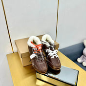 MIUXNB 530 SNEAKERS IN BROWN CALFSKIN SHEARLING
