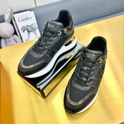 NEO RUN AWAY SNEAKER IN BLACK CALFSKIN