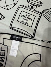 CHANEL 25S SCARF 140 IN SILK 732180