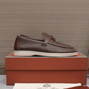 LP SUMMER CHARMS WALK LOAFERS CHOCOLATE LAMBSKIN