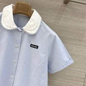 MIUMIU 26S SHORT-SLEEVE SHIRT STYLE 1112