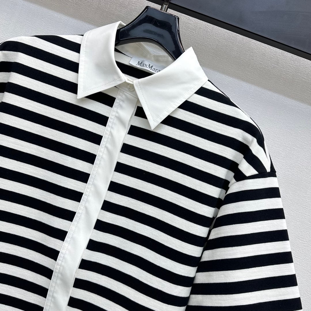 MAXMA 25S STRIPED SHIRT IN COTTON 264534