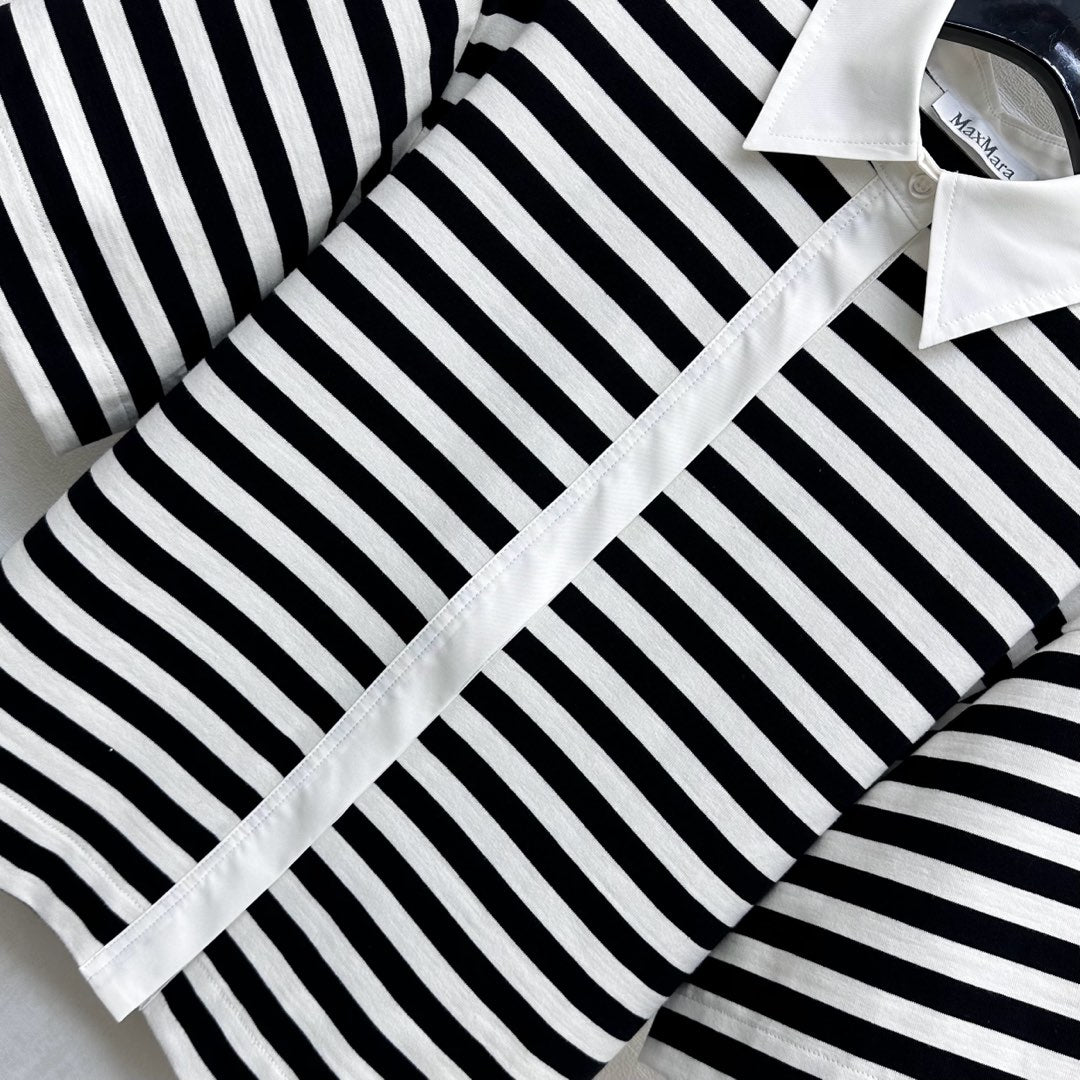 MAXMA 25S STRIPED SHIRT IN COTTON 264534