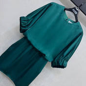 MAXMA 25S SHORT SLEEVE DRESS WITH BOW 264552
