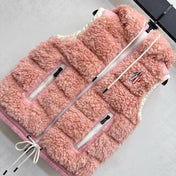 MONCLER 25S DOWN VEST IN PINK 106