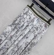 DIOR 26S FLORAL SILK SKIRT 1195