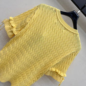GUCCI 26S SHORT SLEEVE KNIT TOP 355